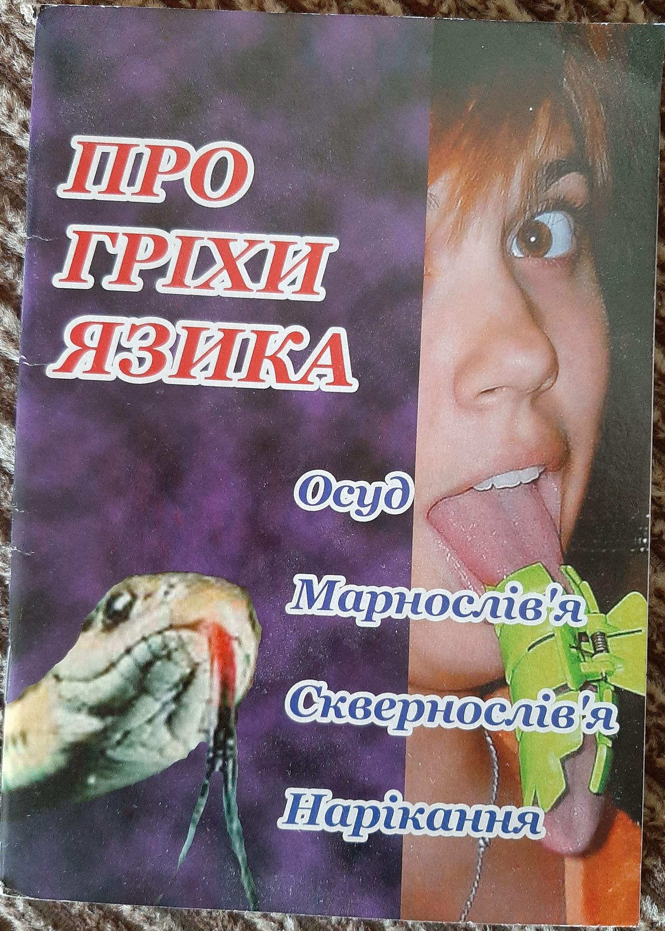 Про гріхи язика. Осуд, сквернослів’я, марнослів’я, нарікання