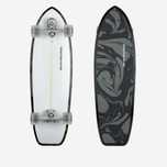 LONGBOARD SURFSKATE SURFTRAINING 34" WHITE OIL