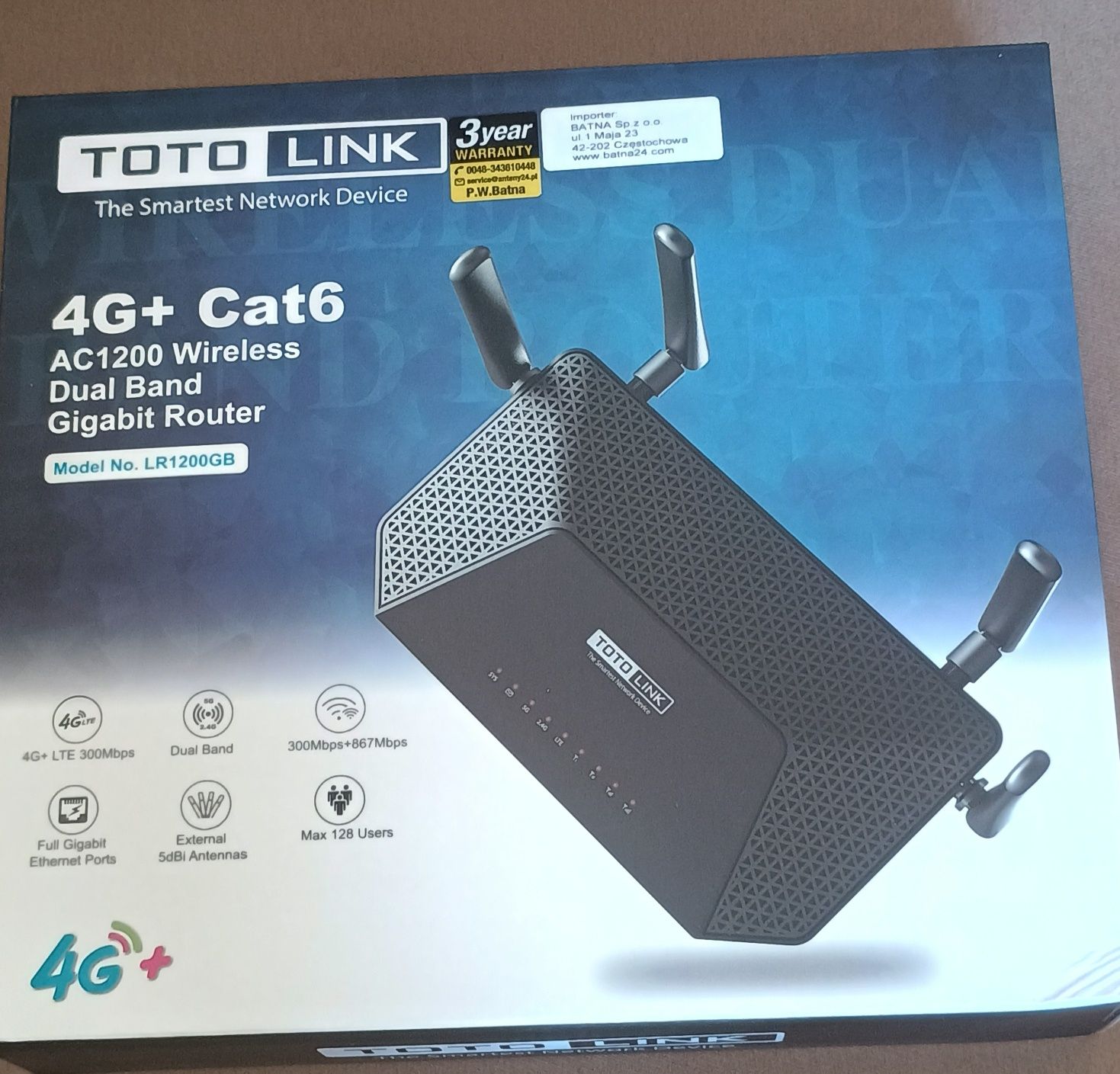 Router Totolink LR1200GB Stan idealny