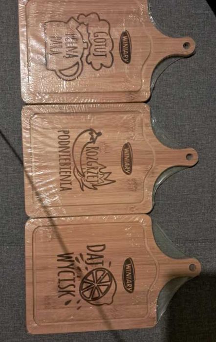 Zestaw trzech desek do krojenia!