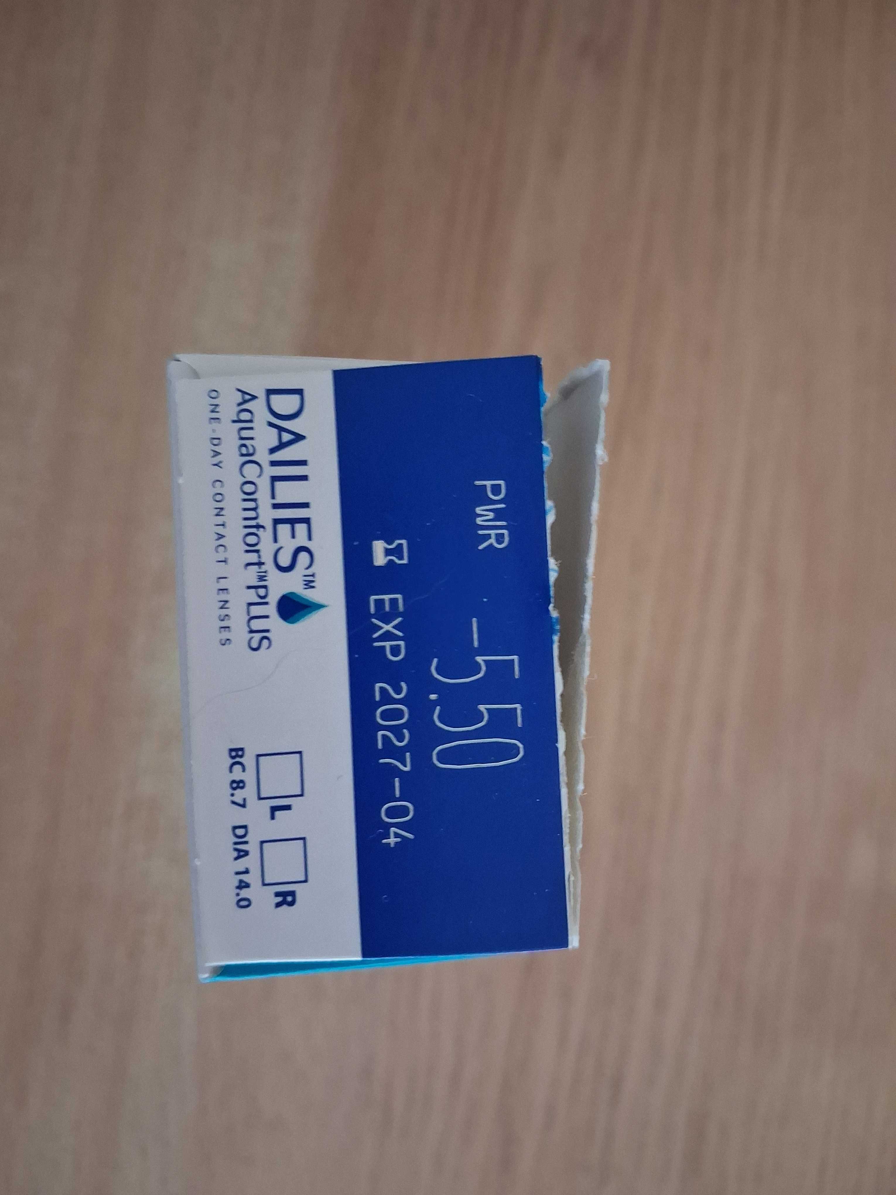 Dailies AquaComfort Plus -5.50 | jednodniowe soczewki |