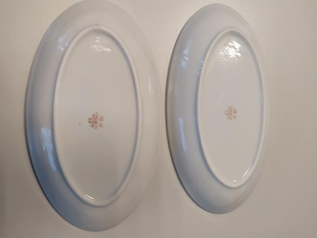 Dwa półmiski porcelana Korea