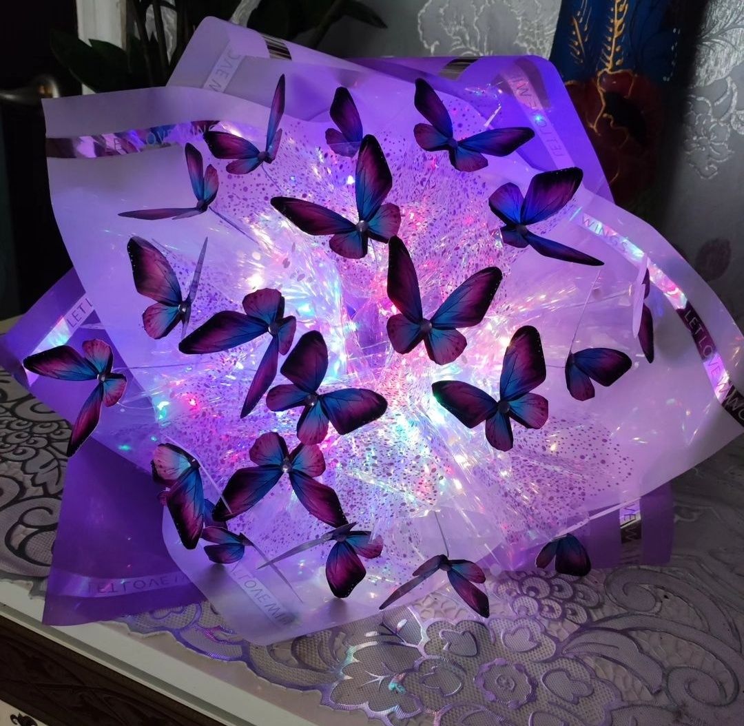 Букет з метеликів Букет из бабочек подарунок дівчині подарок девушке
