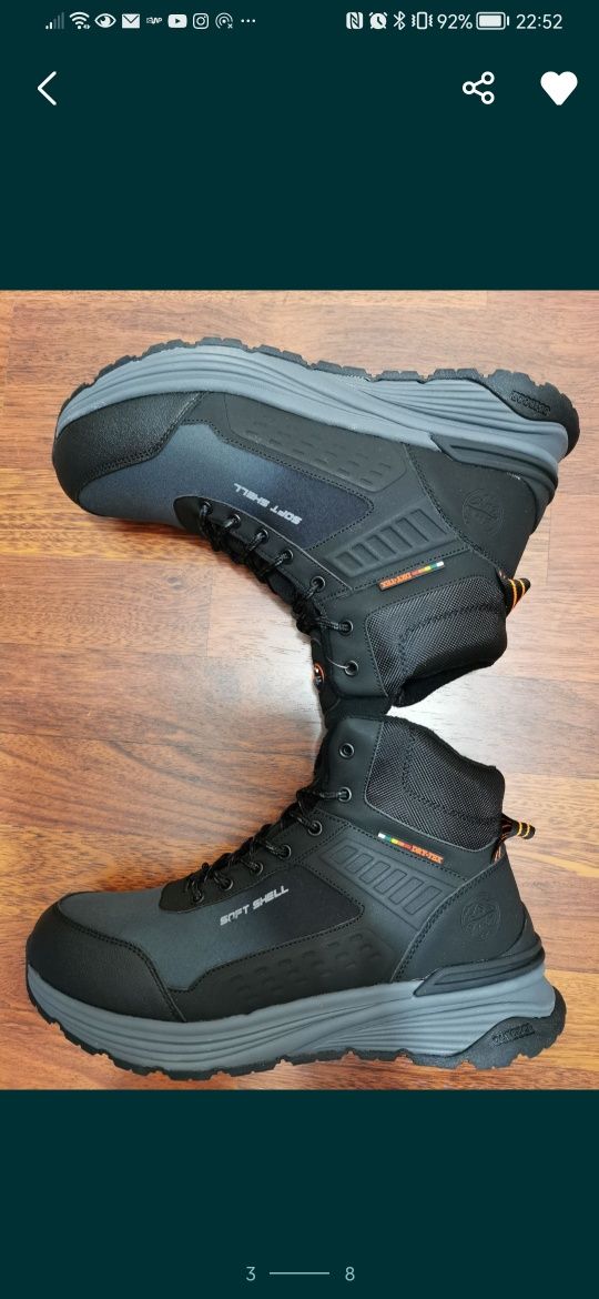 Badoxx Trekingowe Ocieplane Buty Męskie Super Lekkie Wygodne Ciepłe