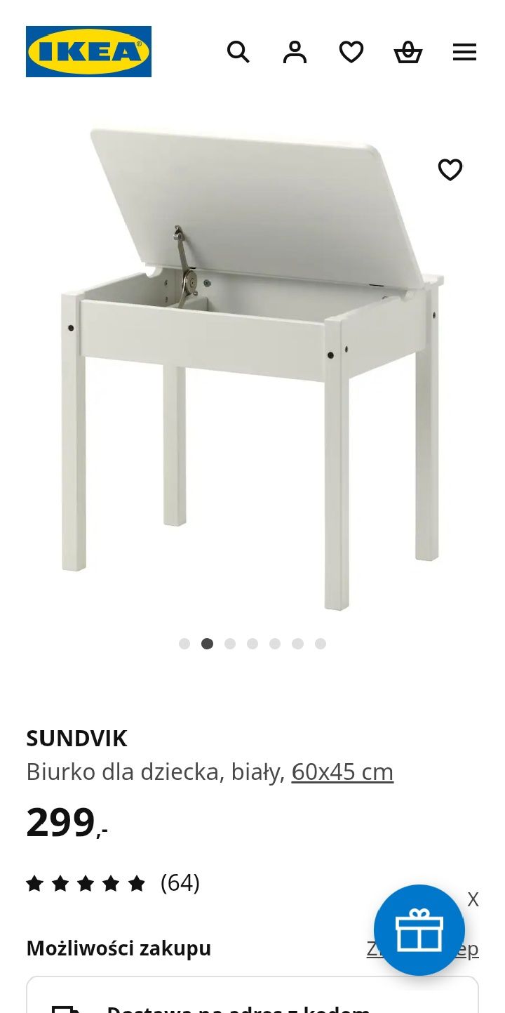 Biurko IKEA + Tablica
