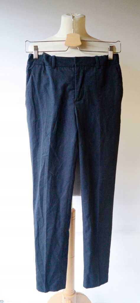 Spodnie H&M Eleganckie Granatowe 170 cm 14 lat