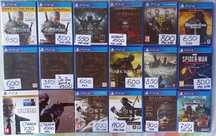 диски на ps4, пс5. Цена за комплект