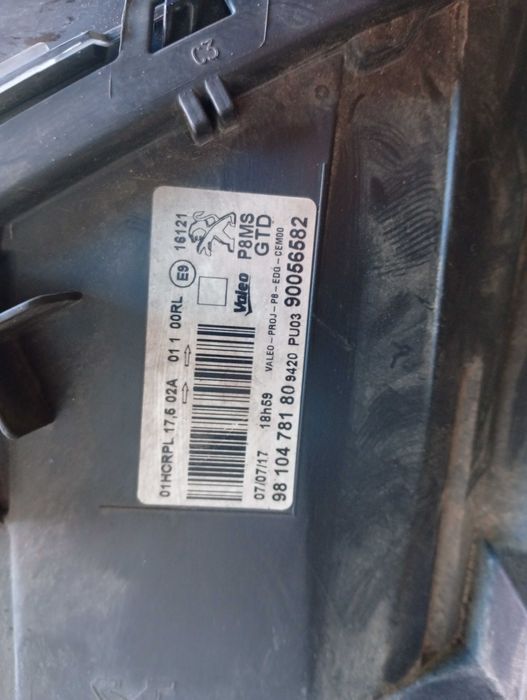 frente chapa peugeot 3008 II 1.5hdi