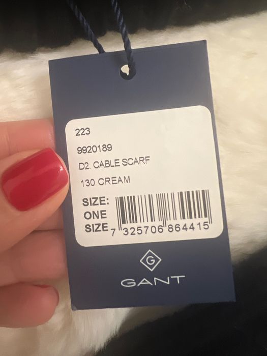 Шапка Gant и перчатки , новый набор . Шерсть .