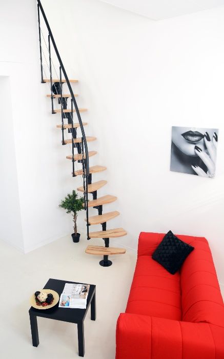 Promocja! Mini schody modułowe Nizza Black