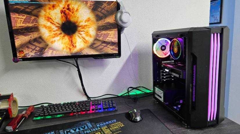 Игровой компьютер/ rtx 3060 12gb/ ryzen 5 5500/ 36gb оперативки