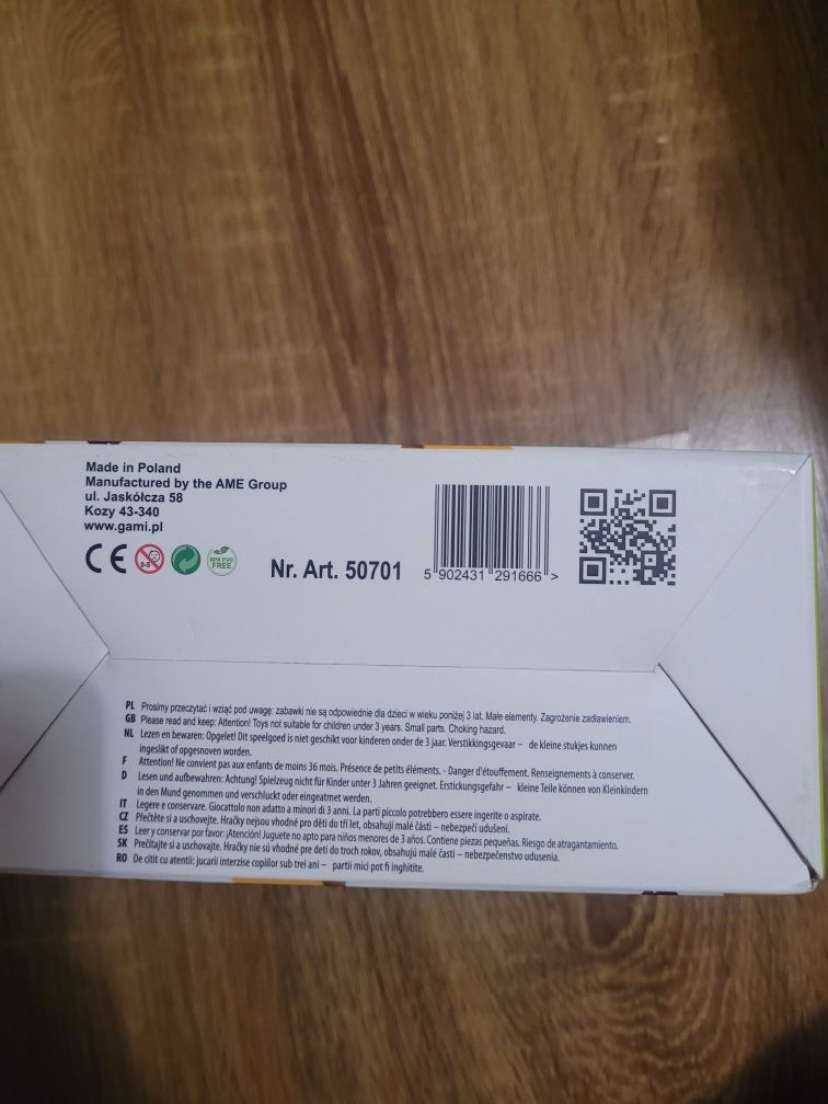 Nowa gra klocki gami orgami przedszkole sensoryczna konstrukcyjne250sz