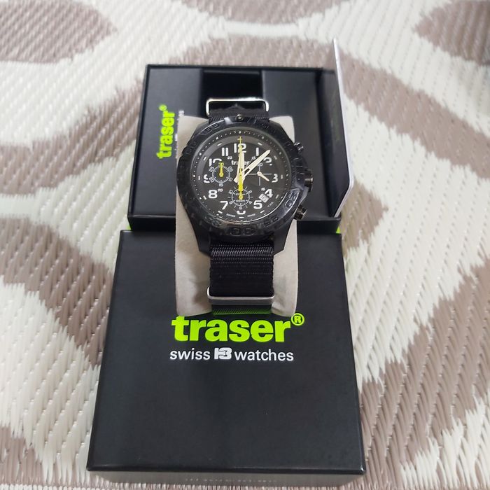 Super zegarek Traser P96 podświetlany TRYTEM