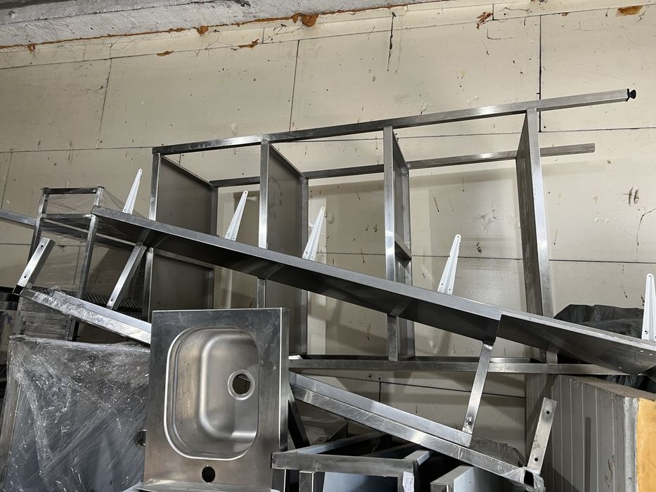 Стіл,мийка,стелаж,полиця нержавійка