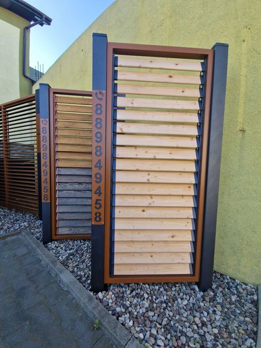 Ruchoma deseczka metalowa, panel żaluzjowy, żaluzje ogrodowe, pergola