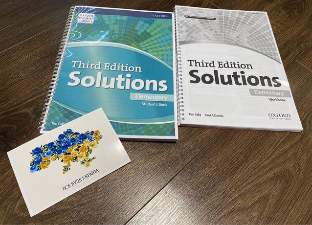 Solutions 3rd Edition Elementary student's Book + Workbook