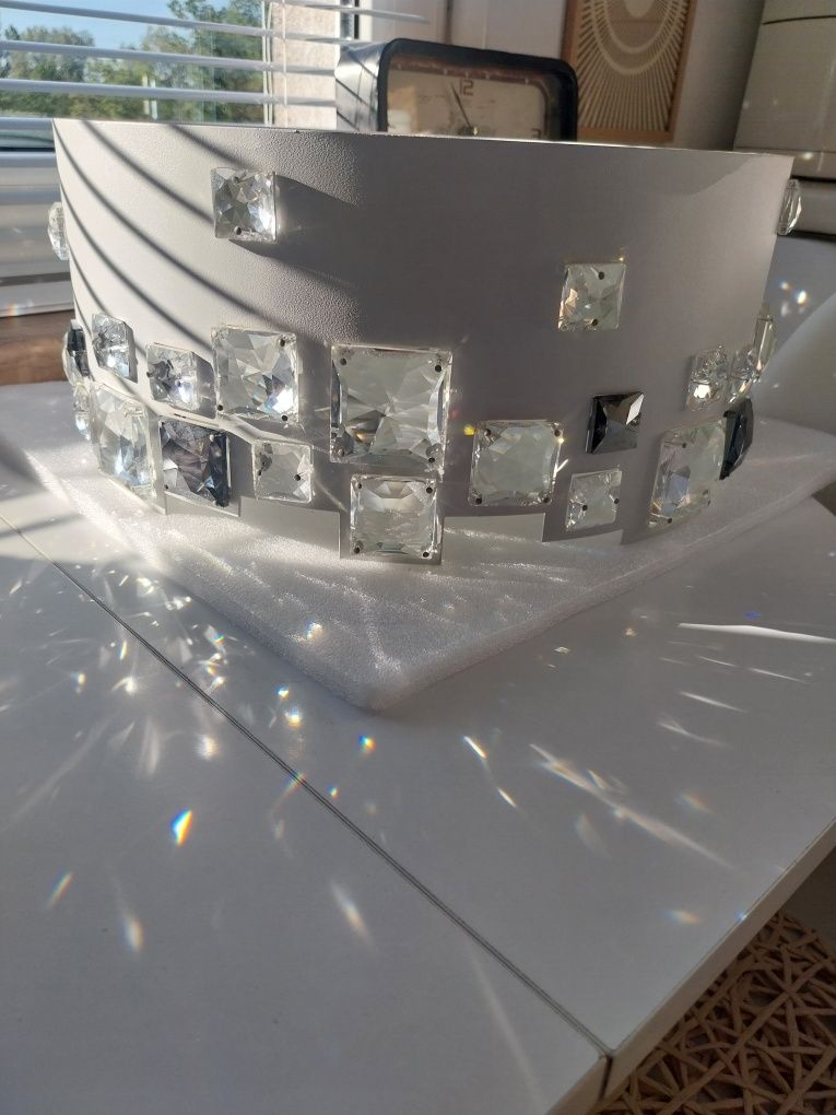 Lampa sufitowa ITALUX z kryształami Swarovskiego