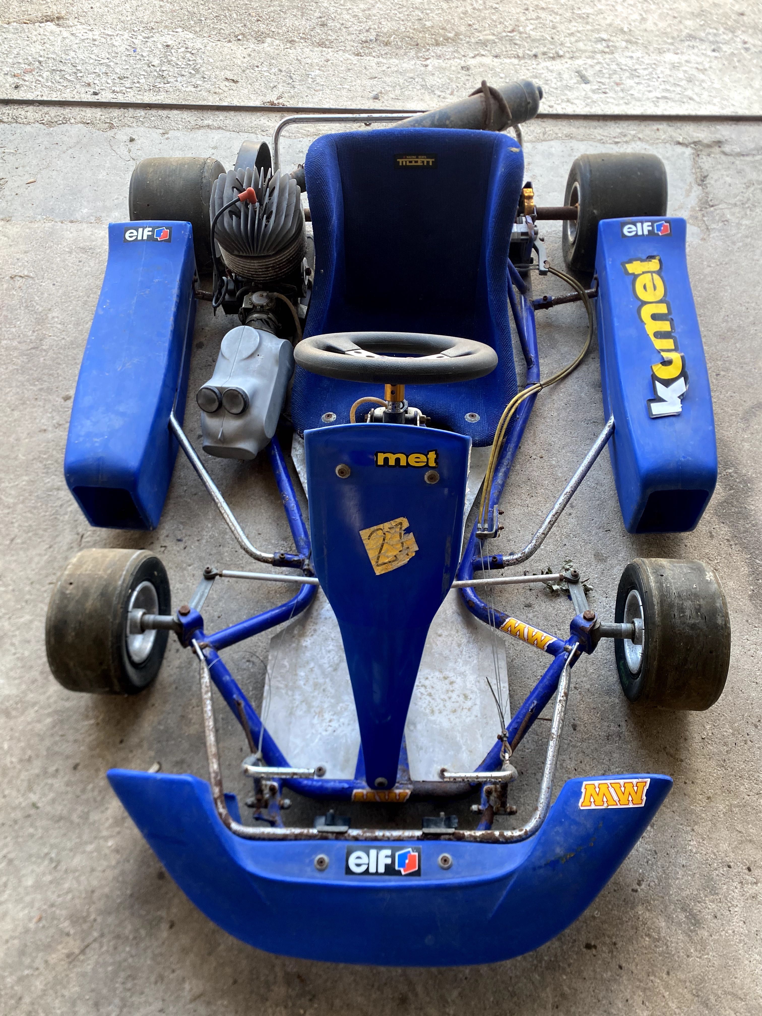 Kart Mike Wilson com Komet 100cc