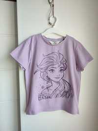 Koszulka Frozen Kraina Lodu Elsa H&M roz. 134/140