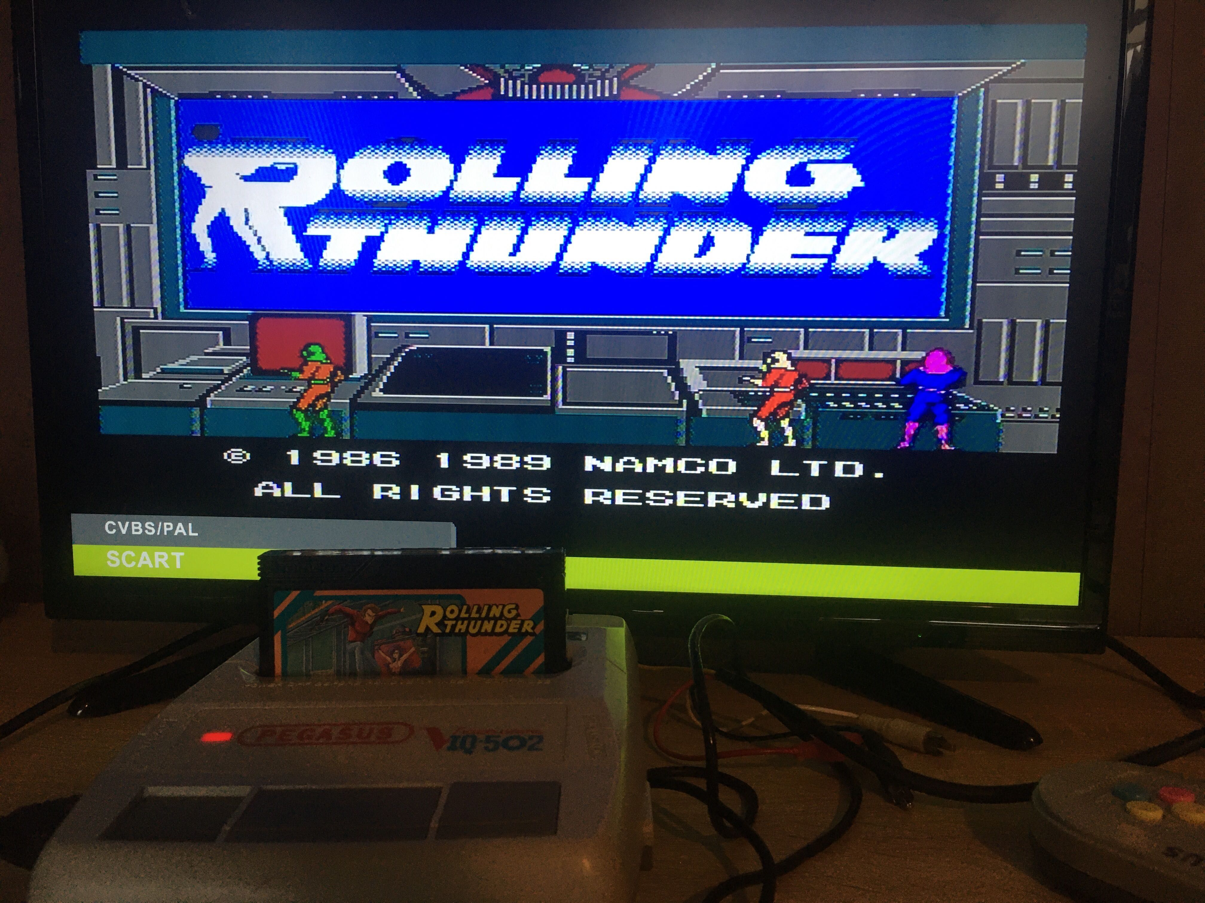 Pegasus gry Rolling Thunder. Oryginalna Famicom