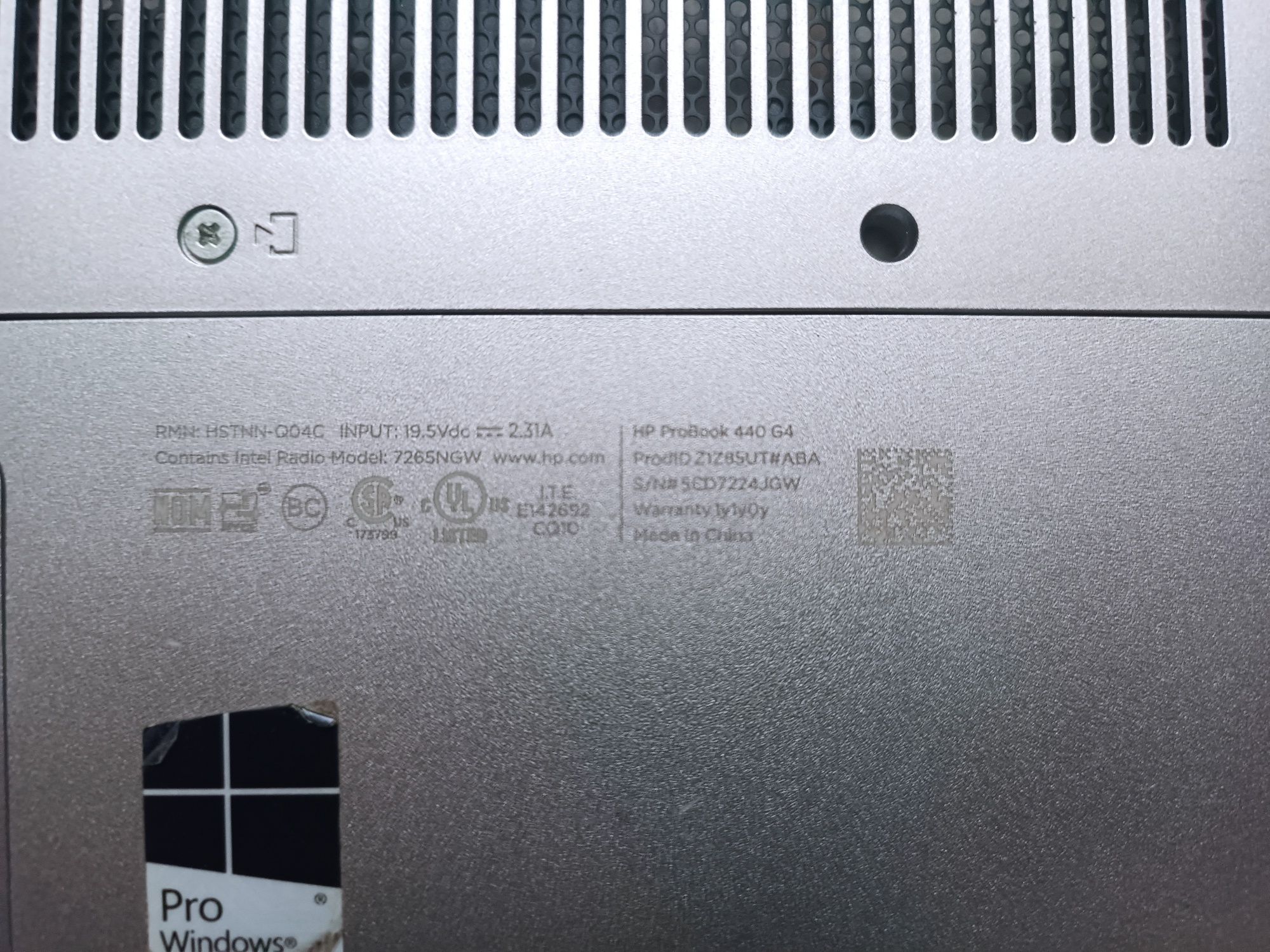 Продам піддон для hp probook 440 g4