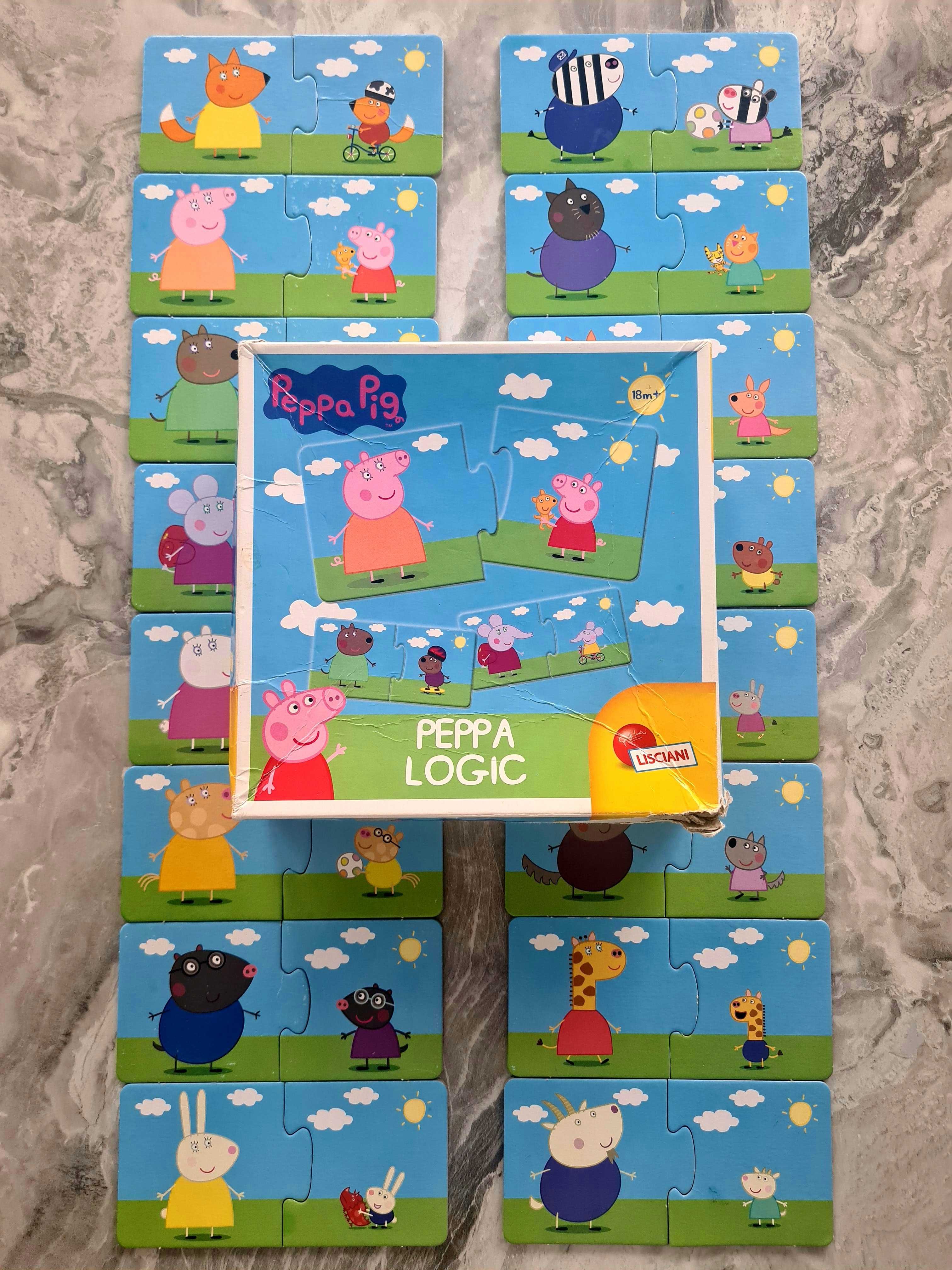 Puzzle, gra Peppa Logic