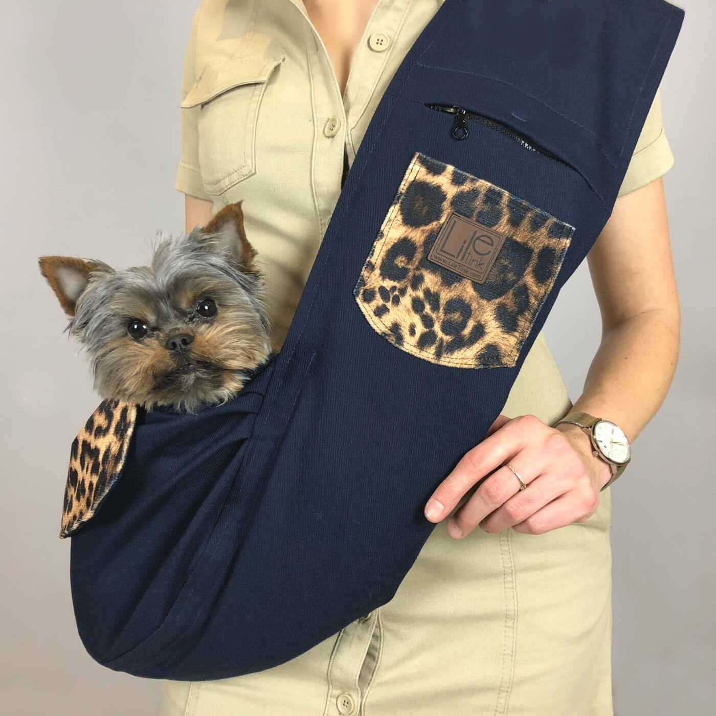 Torba dla psa yorka, maltańczyka, chihuahua / nosidełko LileTink.pl