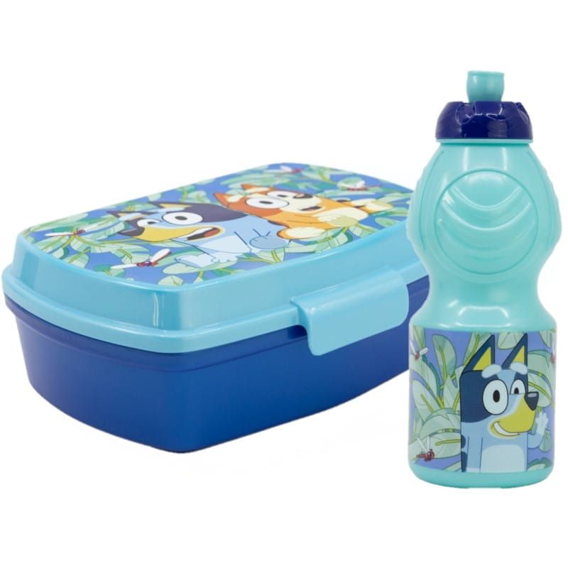 Śniadaniówka pojemnik lunchbox + bidon Bluey