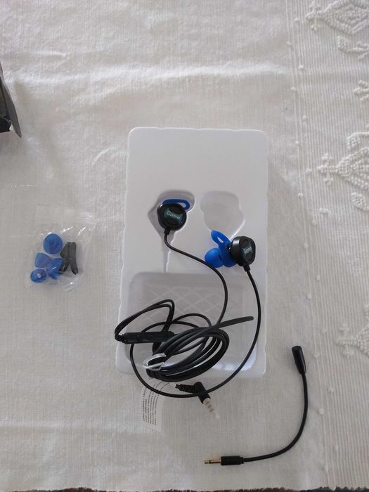 Auriculares gaming com microfone, NOVOS!