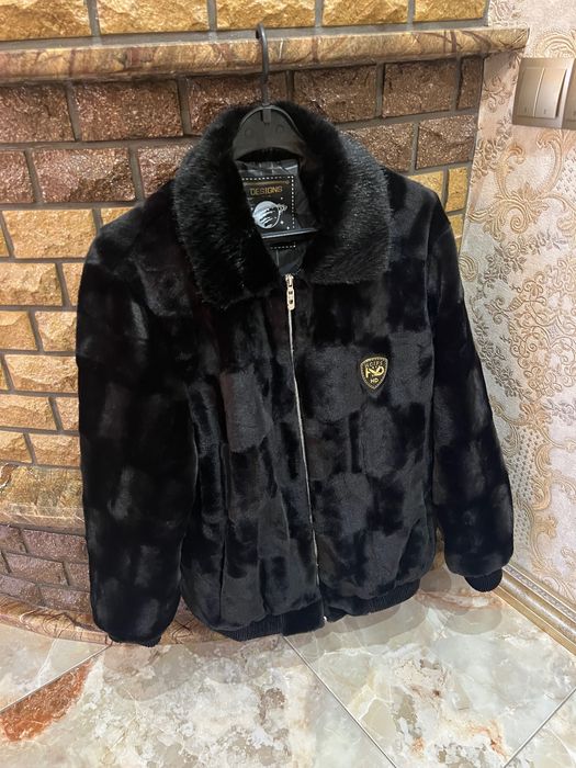 Мужская Куртка Дубленка Эконорка Осень-Зима