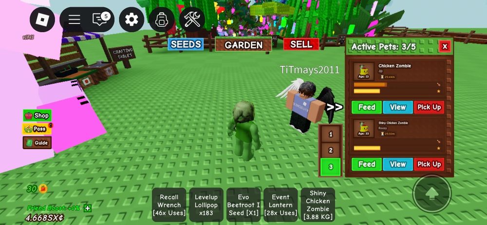 Grow a garden петы, шекели