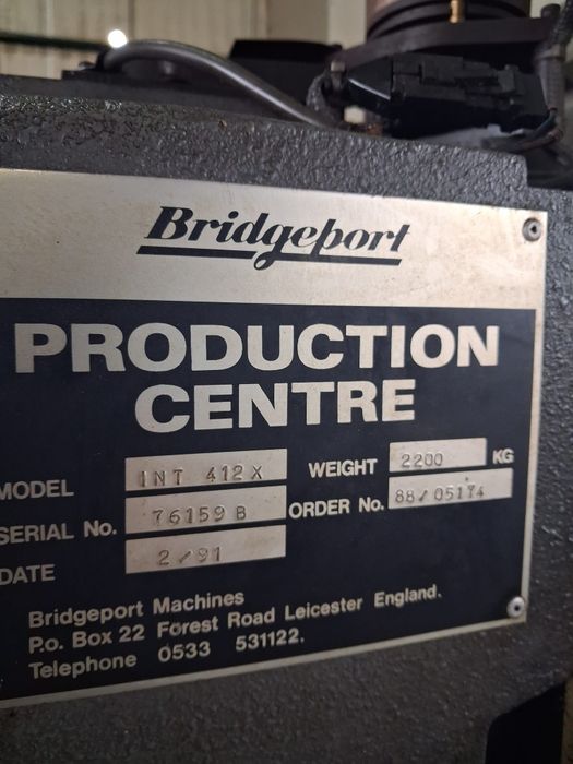 Centro de Maquinação Cnc Bridgeport Interact 412