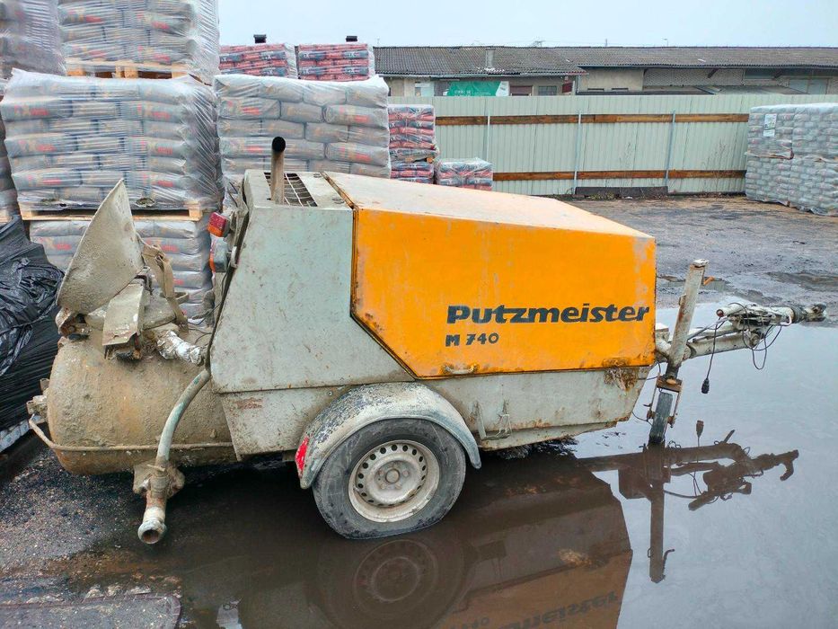 Używany Mixokret Putzmeister M 740