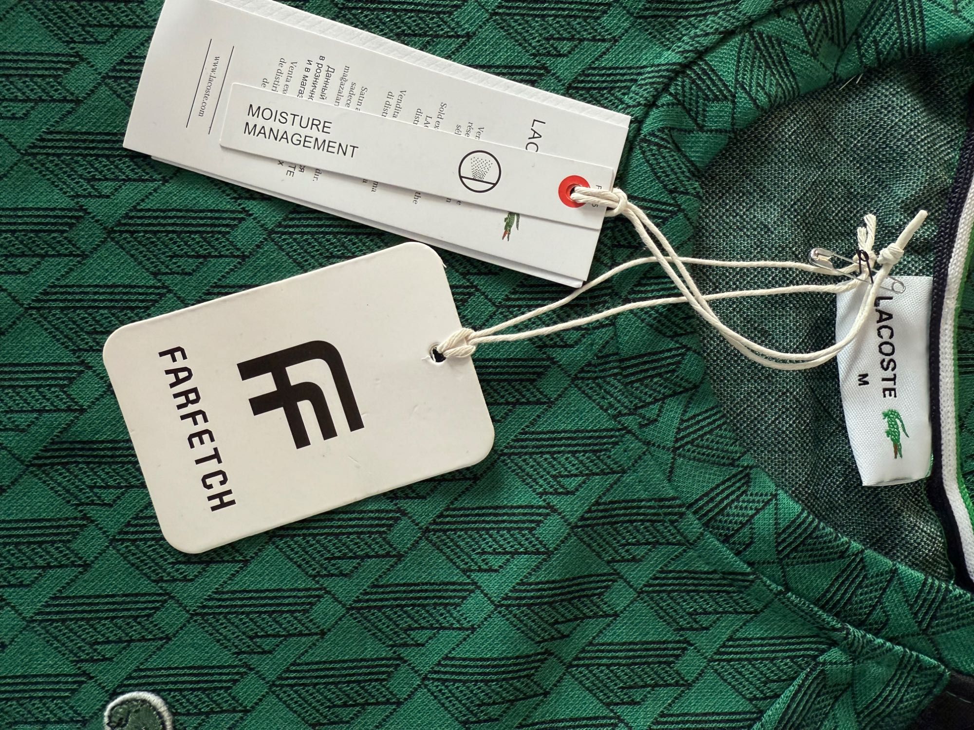 Nowy dres Lacoste Monogram green