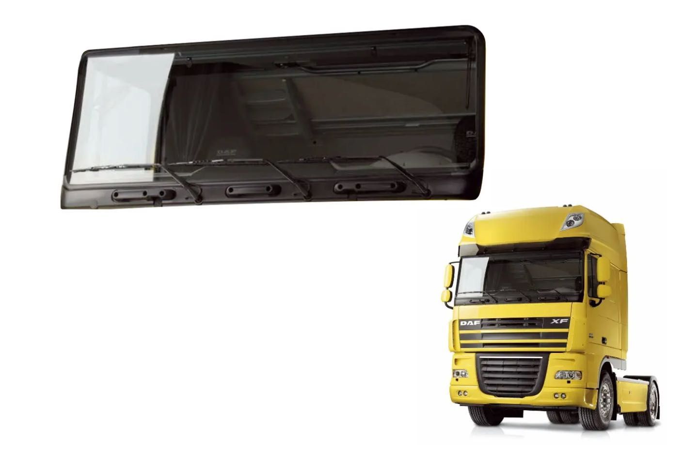 Лобове скло DAF XF 105 106 2006- Лобовое Даф ХФ 65 75 85 Фура Заміна