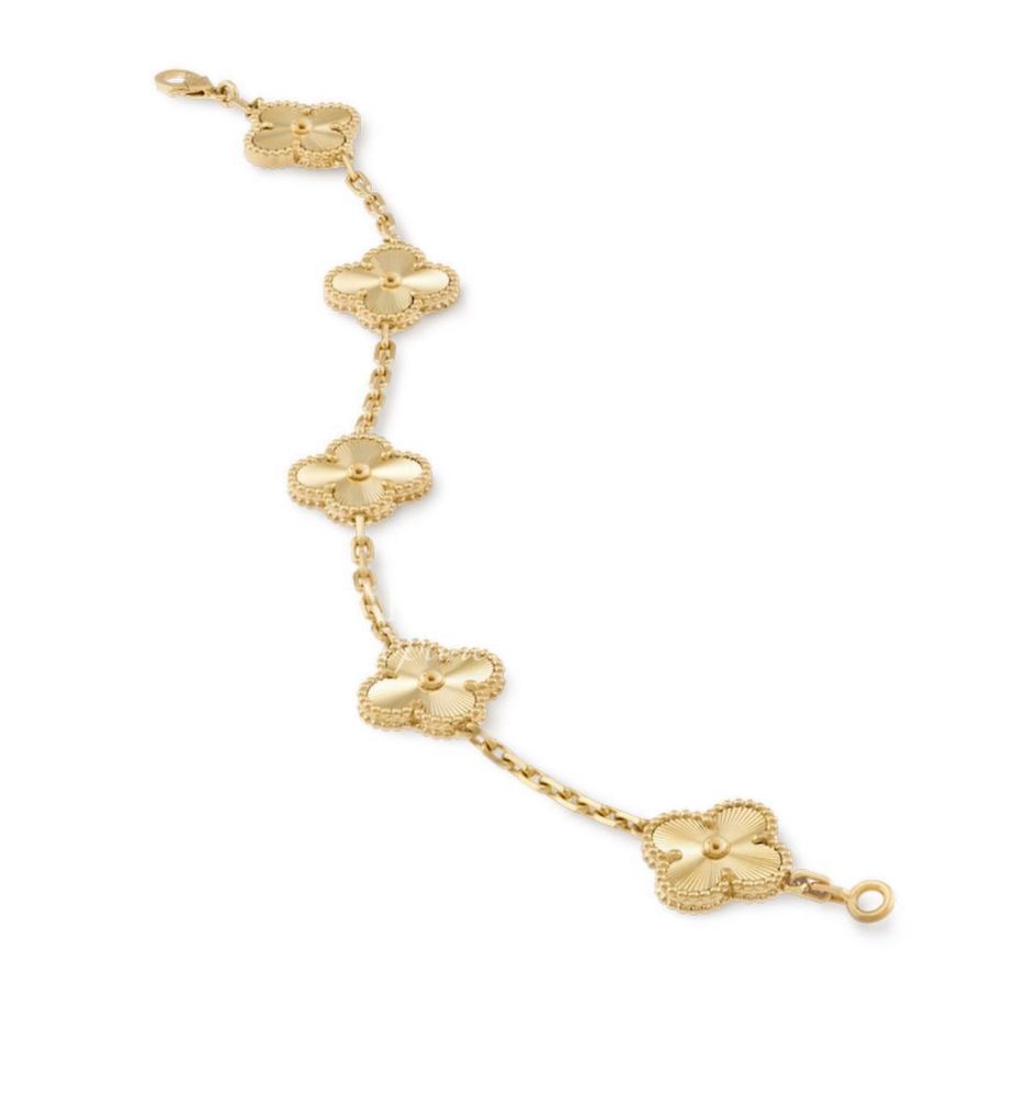 В наличии браслет Van Cleef Arpels Vintage Alhambra Ван Клиф золото
