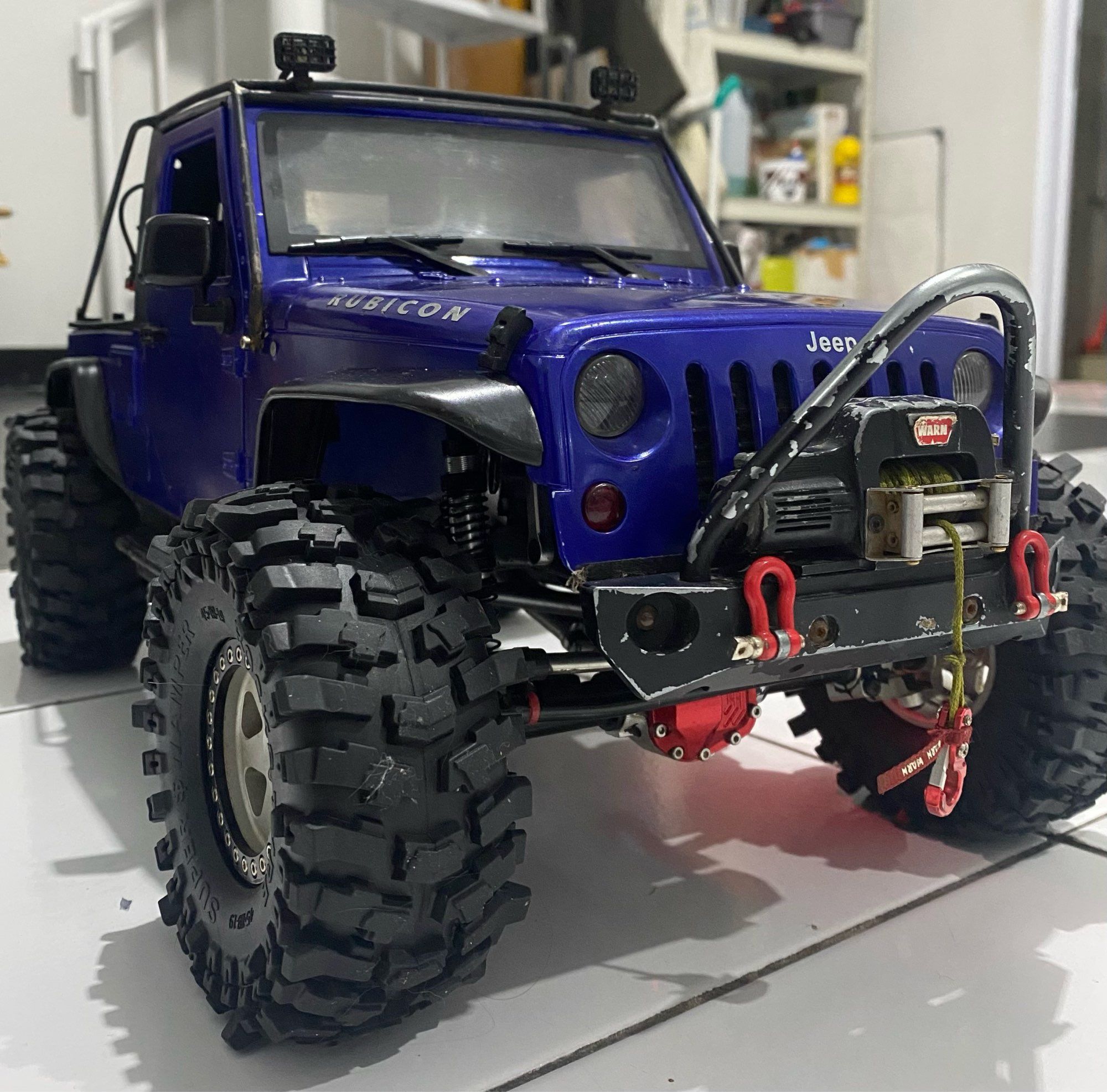 4 opony rc 1.9" z miękkiej gumy Super Swamper 1:10 TRAXXAS AXIAL LOSI