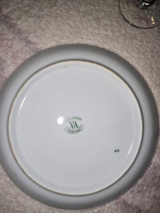 Prato + bule  vista alegre