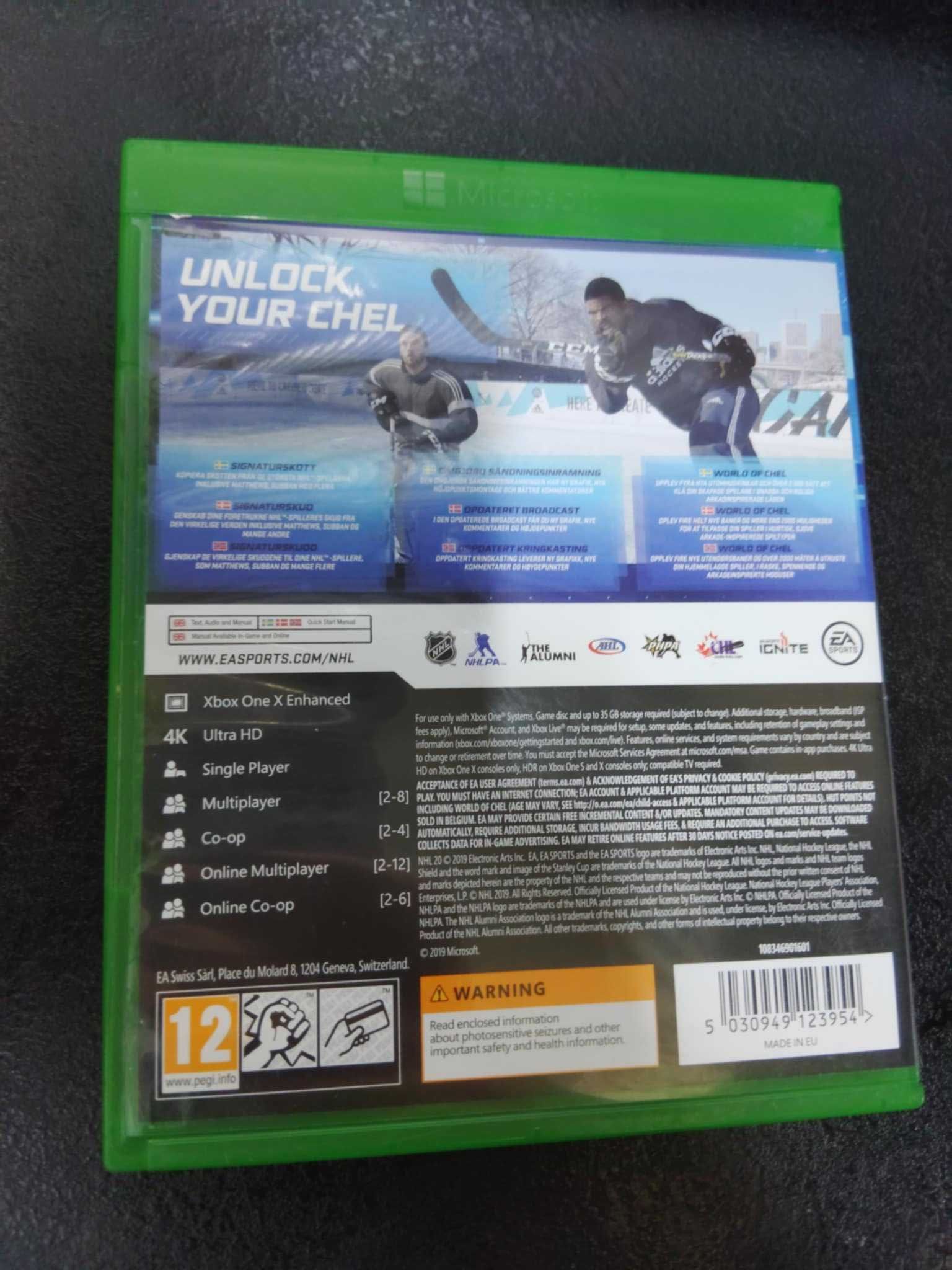 NHL 20 Xbox One hokej 2020