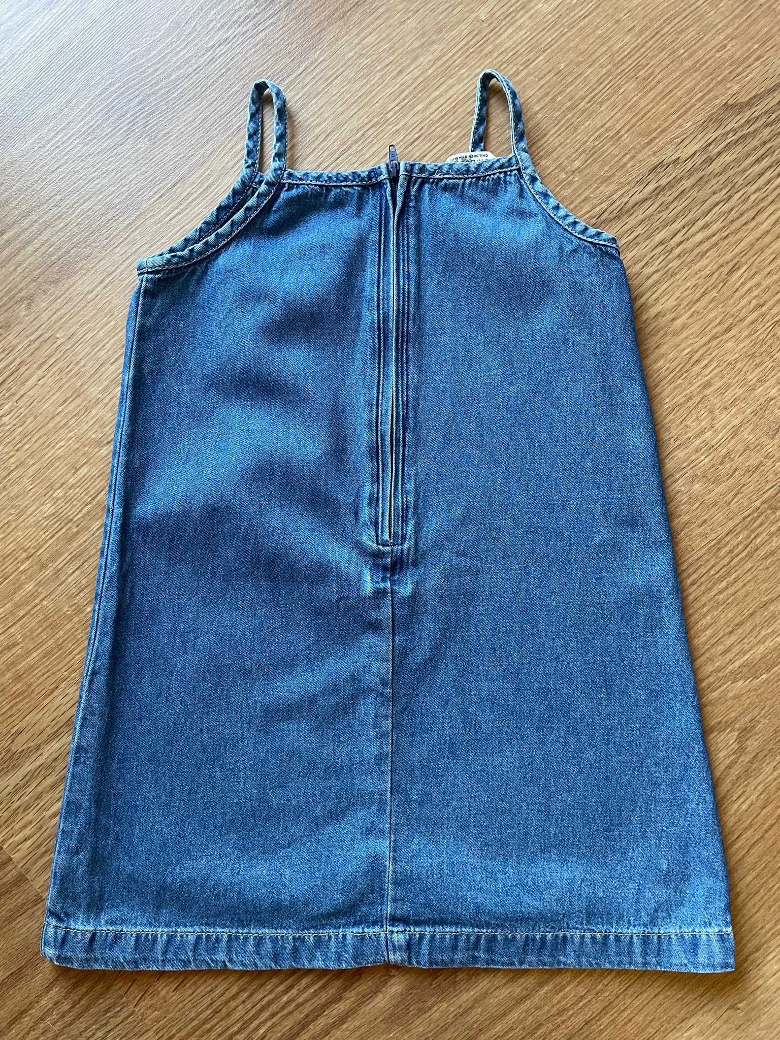 Сукня плаття джинс літо 92 - 98 3А