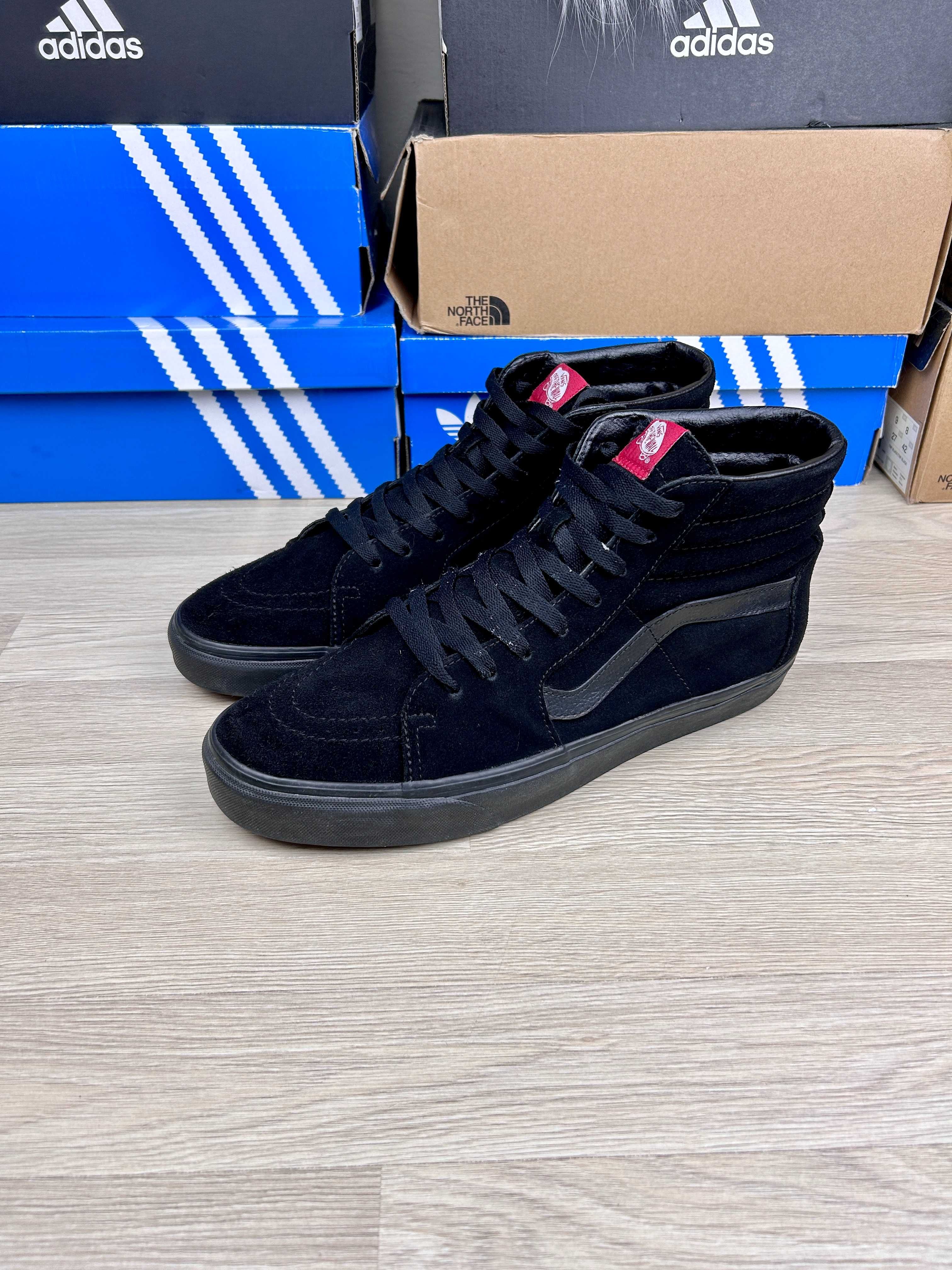 Кеды Vans Old Skool SK8 Hi черные замша 45