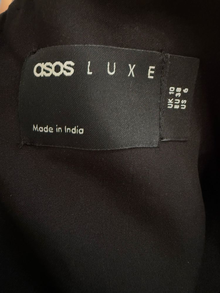 Zjawiskowa suknia ASOS bogato zdobiona cekinami, kryształkami M 38