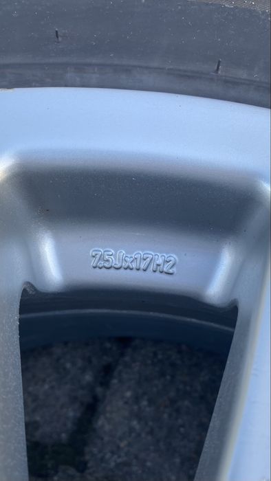 Felgi aluminiowe 17” VW golf 4 r32 + opony Hankook 225/45 ZR17