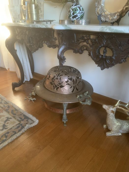 Braseira em latão 58cm de diâmetro