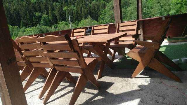 Składany zestaw ogrodowy - OLCHA stół + 8 krzeseł DOSTAWA PL