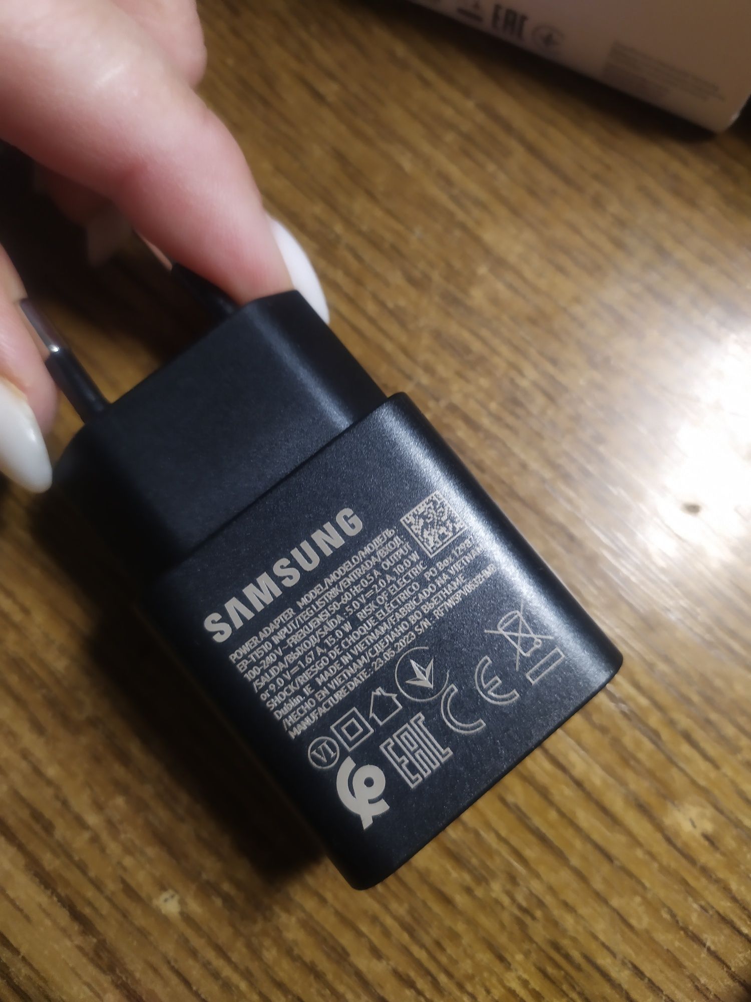 Мережевий зарядний пристрій Samsung 15W Power Adapter Black