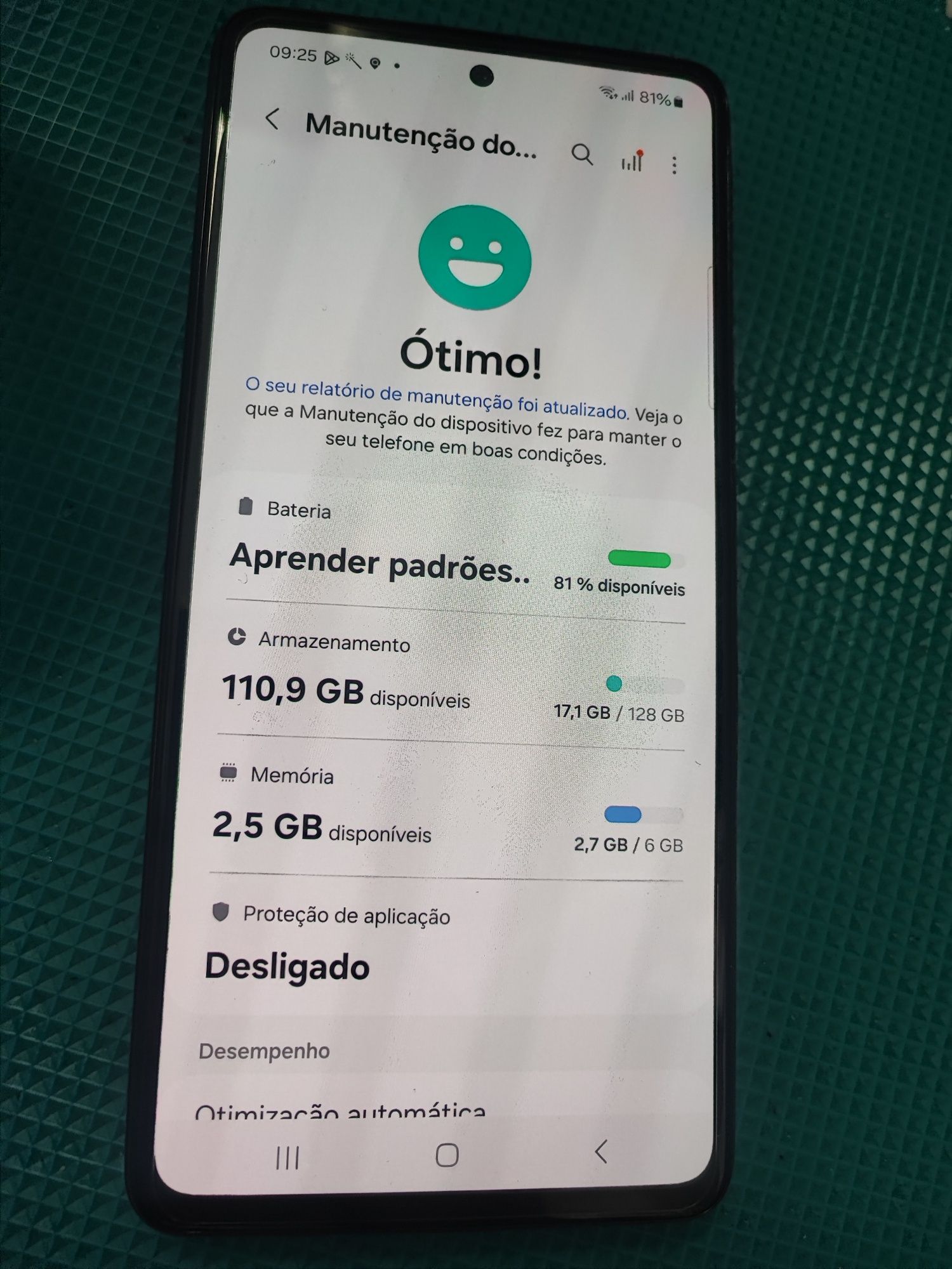 Samsung A52s 5G de 128GB Preto
