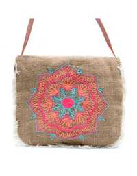 Bolsa em Juta (Mandala) (ref.: HM006)