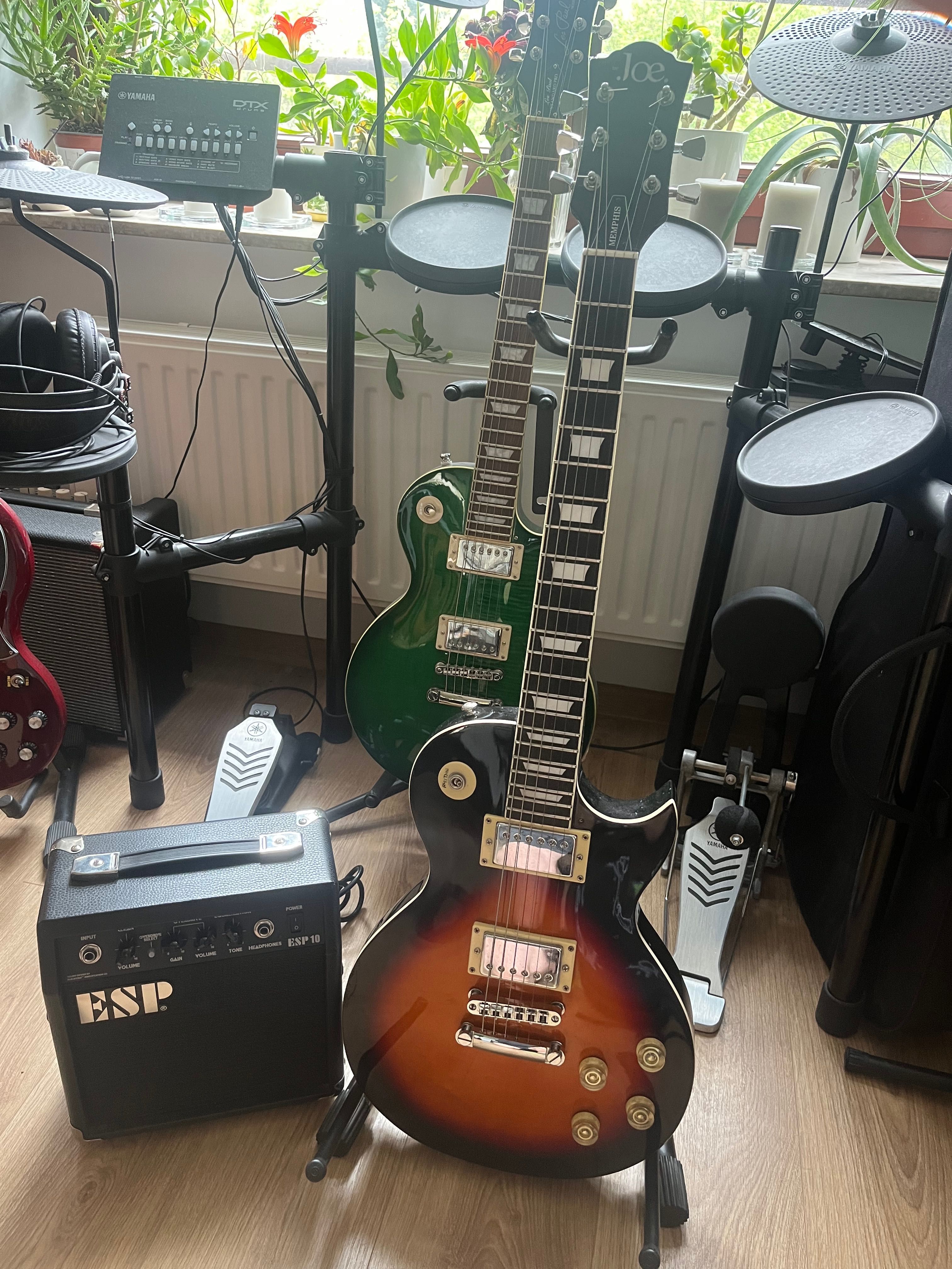 Gitara Elektryczna Les Paul Joe Memphis + Wzmacniacz ESP