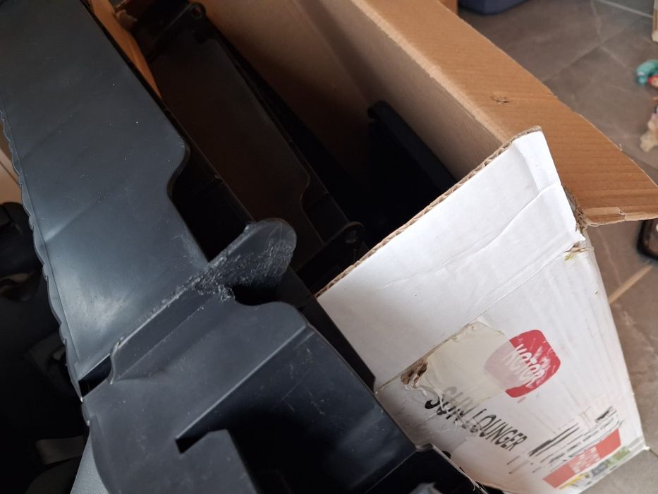 Keter Jaipur Leżak, Czarny, 58 x 187 x 29 cm